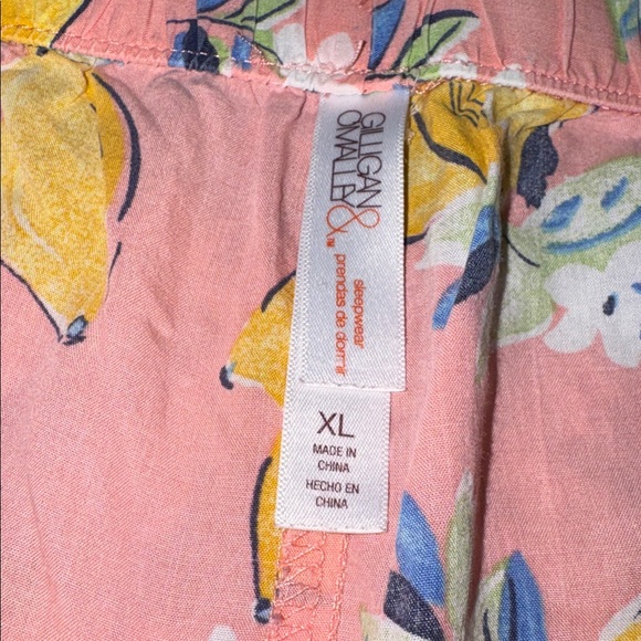 Pink Lemon Print Button-Up Shirt and shorts Set - Picture 7 of 7
